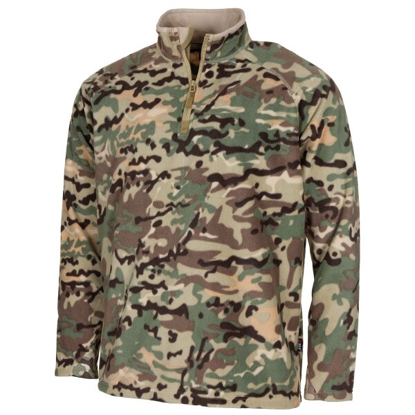 MFH Shirt "Troyer" Microfleece langarm operation-camo