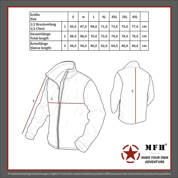 MFH Blouson, "Security", blau Security Jacke Größe L