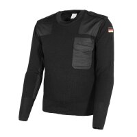 BW Pullover schwarz gebraucht mit Flaggen guter Zustand