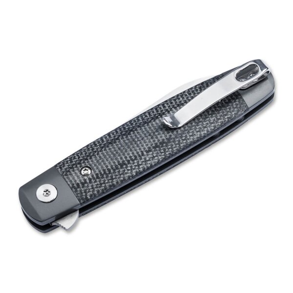 Böker Plus Modern Club Knife Messer Flipper Nitro-V Klinge Micarta Black Schwarz