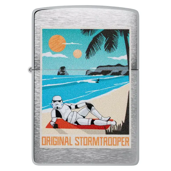 Zippo chrom gebürstet Original Stormtrooper Beach