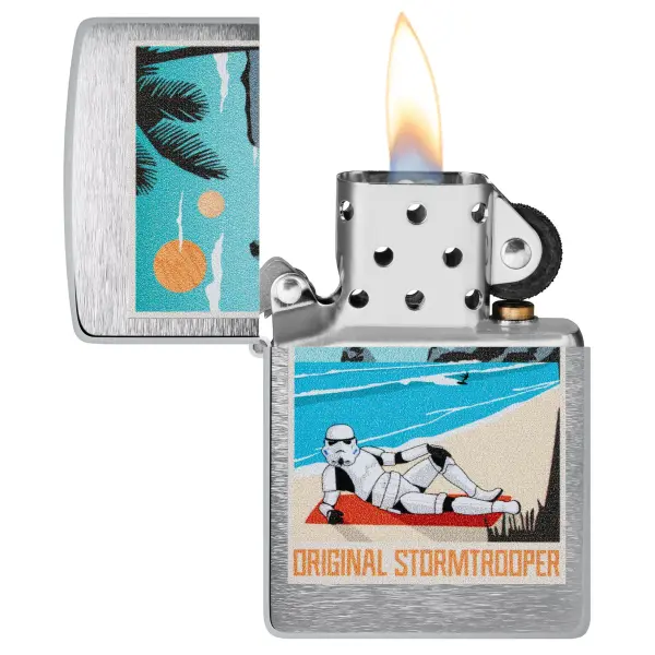 Zippo chrom gebürstet Original Stormtrooper Beach