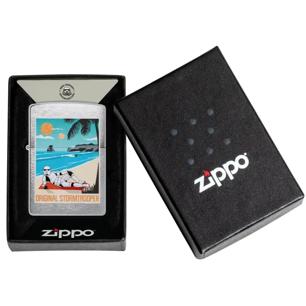 Zippo chrom gebürstet Original Stormtrooper Beach