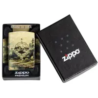 Zippo tumbled messing Compass Adventure Design 60007532...