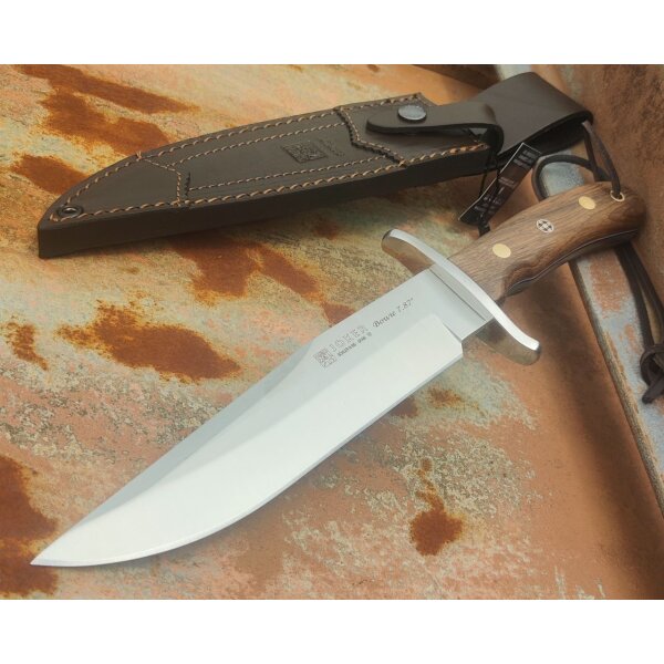 Joker Bowie 7.87 Walnussholz N695 Stahl Lederscheide