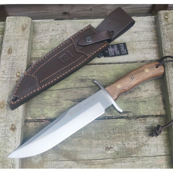 Joker Bowie 7.87 Walnussholz N695 Stahl Lederscheide