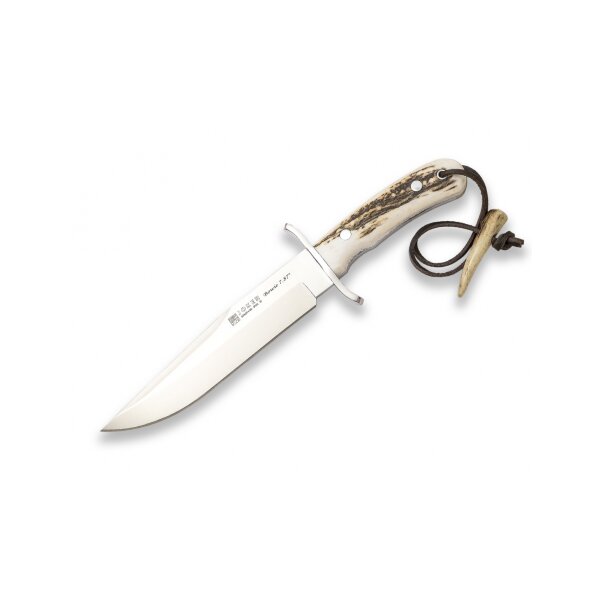 Joker Bowie 7.87 Hirschhorn N695 Stahl Lederscheide