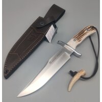 Joker Bowie 7.87 Hirschhorn N695 Stahl Lederscheide