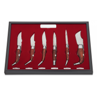 Albainox Messerdsiplay mit 6 Taschenmessern Spanischer Stil