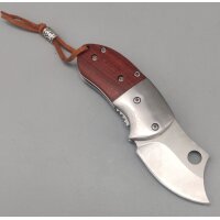 Albainox Mini Beak Taschenmesser 3Cr13MoV Stahl Holzgriff