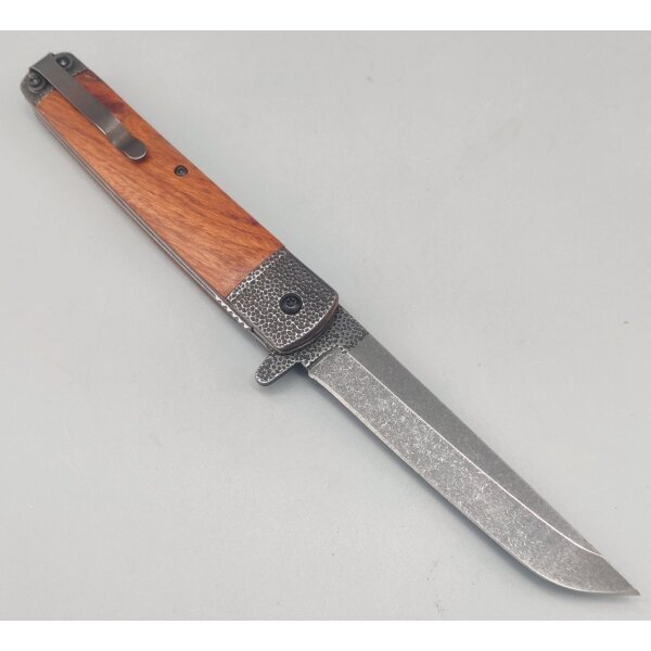 Albainox Shishi Gardian Taschenmesser Edelstahl Holzgriff
