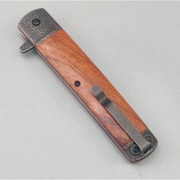 Albainox Shishi Gardian Taschenmesser Edelstahl Holzgriff
