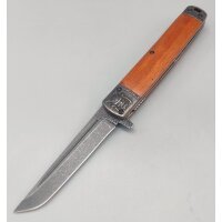 Albainox Shishi Gardian Taschenmesser Edelstahl Holzgriff