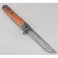 Albainox Shishi Gardian Taschenmesser Edelstahl Holzgriff