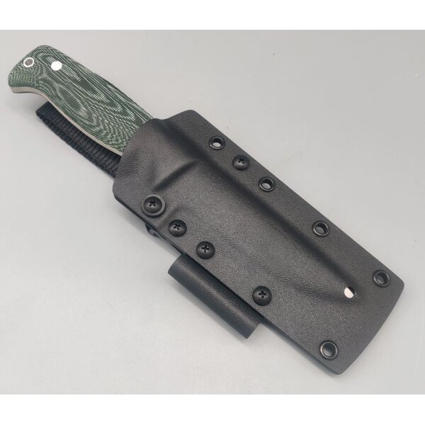 Peltonen Knives Puukko M07 Ranger Bushcraft Micarta Green 14C28N Kydexscheide