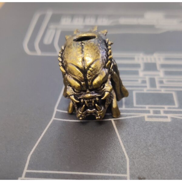 Bead Anhänger Predator Fantasy aus Messing für Lanyard Alien