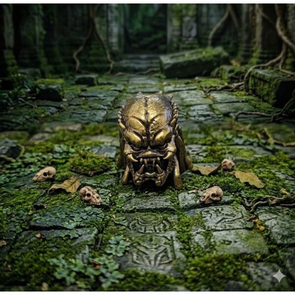 Bead Anhänger Predator Fantasy aus Messing für Lanyard Alien