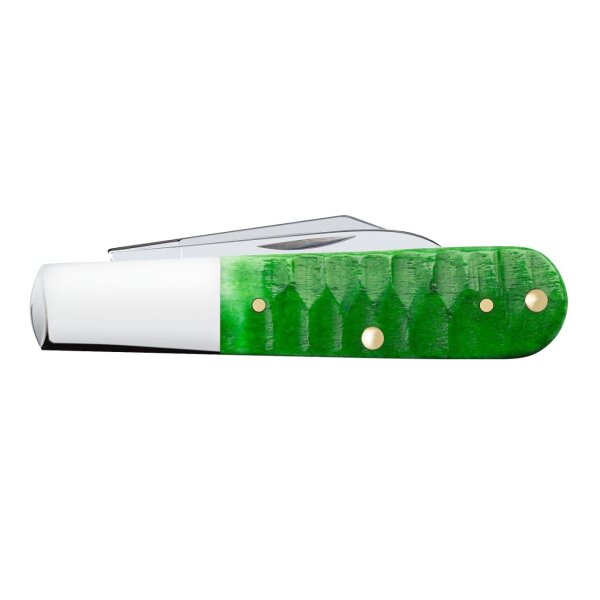 Case SS Bright Green Bone Gator Barlow rostfrei Knochengriff Made in USA