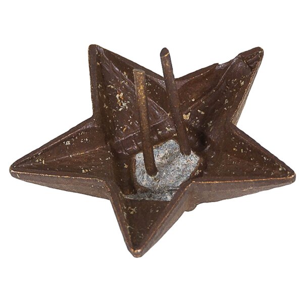 MFH Ungarisches Metallabzeichen bronze Stern neuwertig