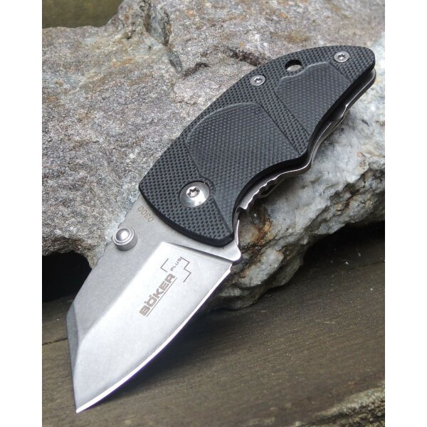 Böker Plus DW-2 Mini Flipper Folder Framelock AUS-8 Stahl Taschenmesser Messer mit Zytel-Griff 01BO574