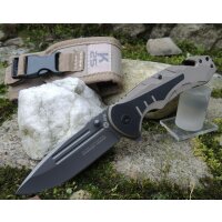 K25 PROSPECT Messer Rescue Knife Rettungsmesser 440 Stahl...
