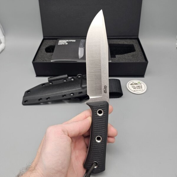 TRC Knives Apocalypse Prime Messer Elmax Stahl Canvas Micarta
