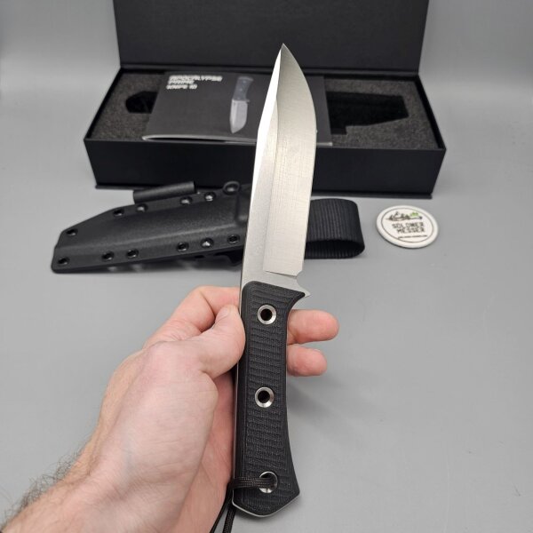 TRC Knives Apocalypse Prime Messer Elmax Stahl Canvas Micarta