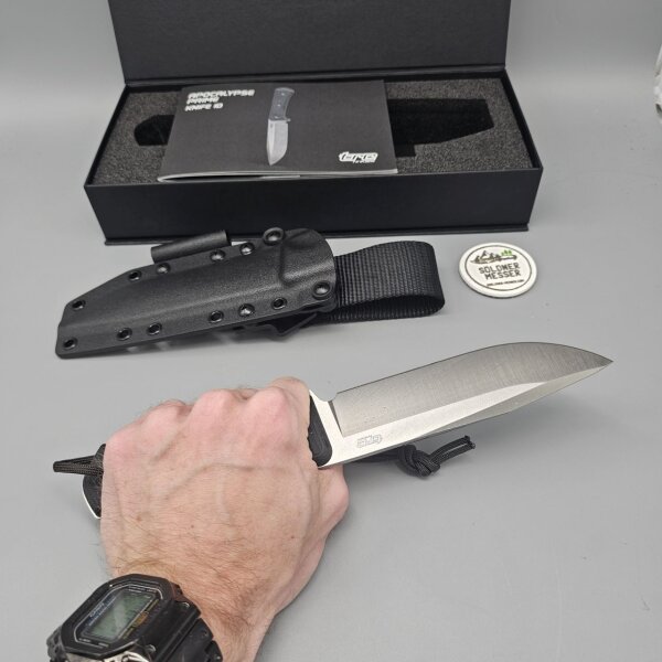 TRC Knives Apocalypse Prime Messer Elmax Stahl Canvas Micarta