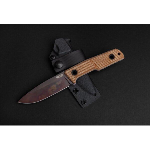 TRC Knives Urban Tactical Apocalyptic Messer Elmax Stahl Canvas Micarta