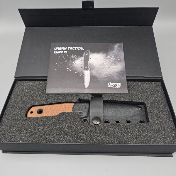 TRC Knives Urban Tactical Apocalyptic Messer Elmax Stahl Canvas Micarta