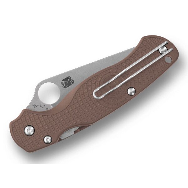 Spyderco Para Military 2 Lightweight CPM 15V Brown FRN Sprint Run