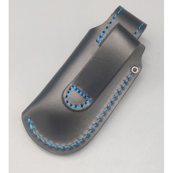 Cudeman Leder Etui für Taschenmesser bis 11 cm Heftlänge Schwarz