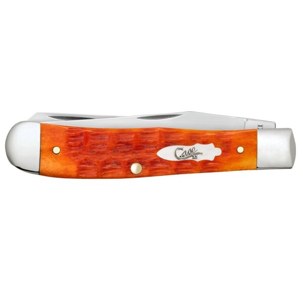 Case SS Tequila Sunrise Bone Trapper rostfrei Knochengriff Made in USA
