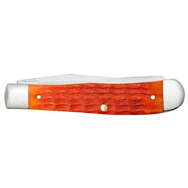 Case SS Tequila Sunrise Bone Trapper rostfrei Knochengriff Made in USA