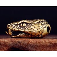Bead Anh&auml;nger Snake Schlange aus Messing Fantasy...
