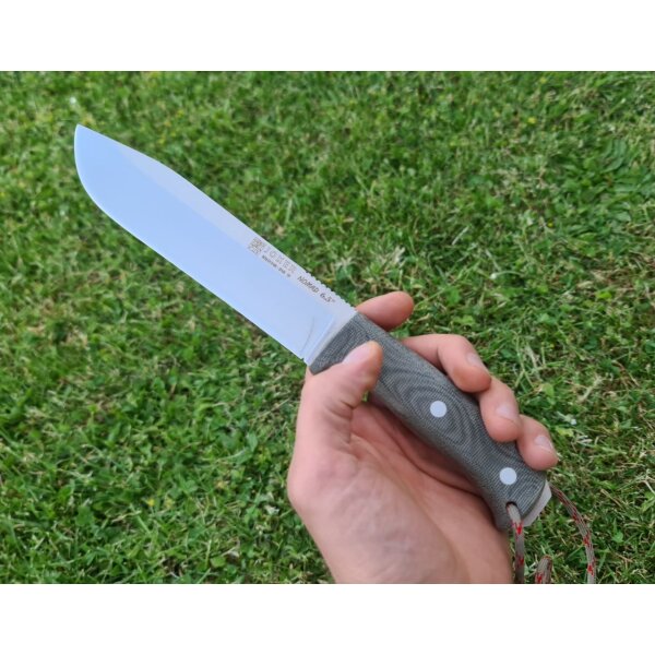 Joker Nomad 6.5 N695 Micarta Grün inkl. Paracord Lederscheide B-WARE