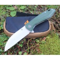 QSP Knife PELICAN QS118-E2 Messer S35VN Stahl Leinen...