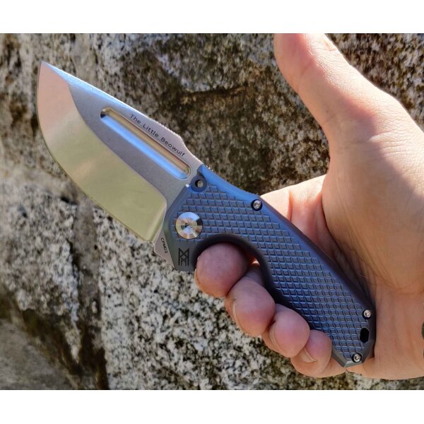 Midgards Messer Little Beowulf B-WARE CPM-D2 Stahl Titangriff Titan
