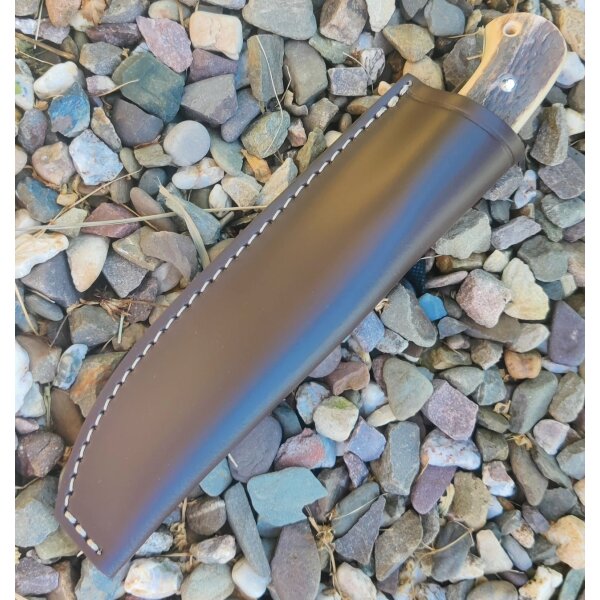 J&V Forester Corzo Ciervo Jagdmesser ACX-390 Stahl Hirschhorngriff