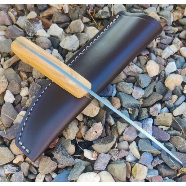 J&V Forester Corzo Olivo Jagdmesser ACX-390 Stahl Olivenholzgriff