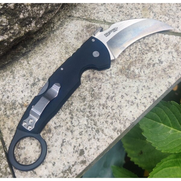 Cold Steel Tiger Claw Lynn Thompson Edition Tri-Ad Lock Glatte Schneide