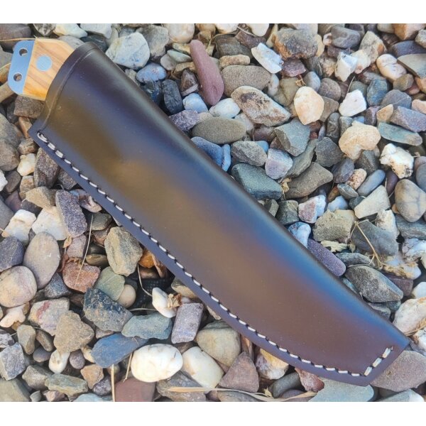 J&V Forester Skinner Olivo Jagdmesser ACX-390 Stahl Olivenholzgriff