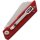 Rough Ryder Rider Vibe - Folder Slipjoint 42a konform G10 Griff rot red Clip Stainless Steel RR2606