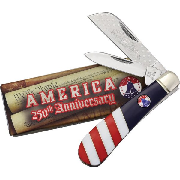 Rough Ryder Half Hawk 250 Anniversary USA Jubiläumsmesser