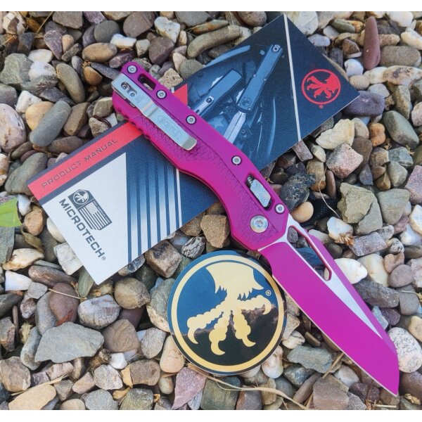 Microtech MSI Ram-Lok Sangria M390MK Stahl Red Cerakote
