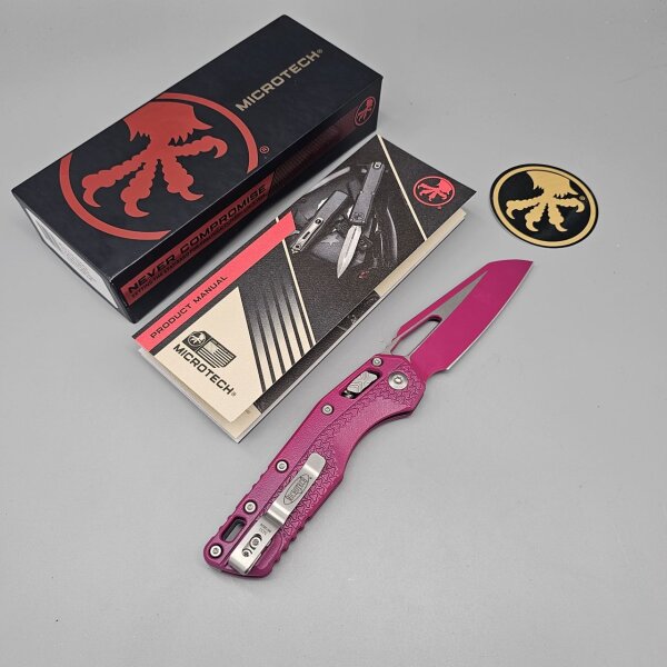 Microtech MSI Ram-Lok Sangria M390MK Stahl Red Cerakote