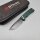 Böker Solingen Mini Redencion 42a OD Green Grün MagnaCut Messer Aluminium Ramon Chaves Design Skull Clip