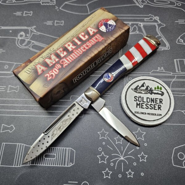 Rough Ryder Gunstock 250 Anniversary USA Jubiläumsmesser