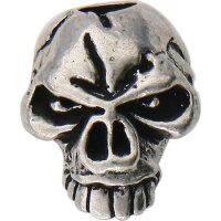 Schmuckatelli Co. Lanyard Beads Emerson Skull Bead aus Zinn