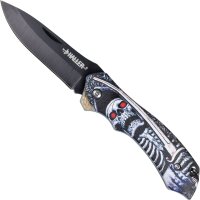 Haller NIGHTMARE Taschenmesser Skull Totenkopf Bone Sword...